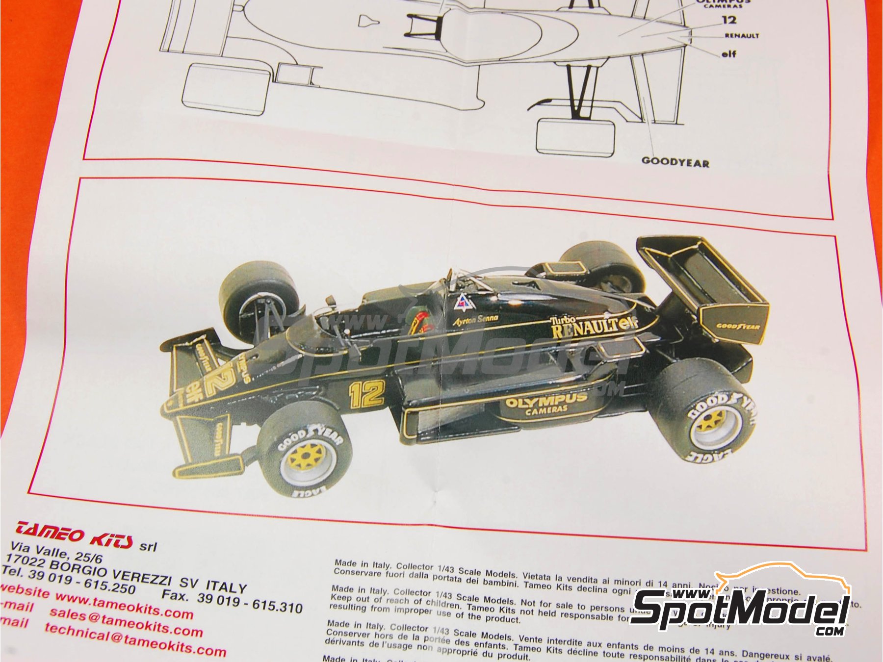 ☆貴重タメオ1⁄43 ロータス ルノー E20 バーレーンGP ライコネン